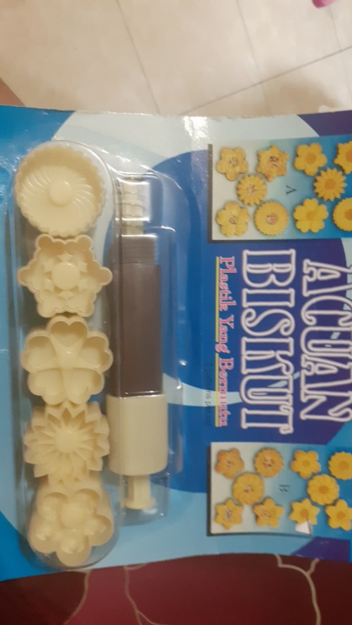 1set Cetakan Nastar/biscuit 5motif No.135