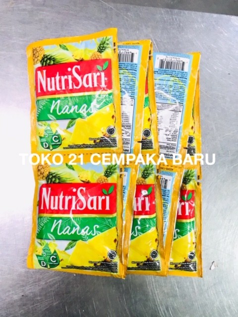 

Nutrisari Rasa NANAS 1 renceng isi 10 sachet | Nutrisari Pineapple