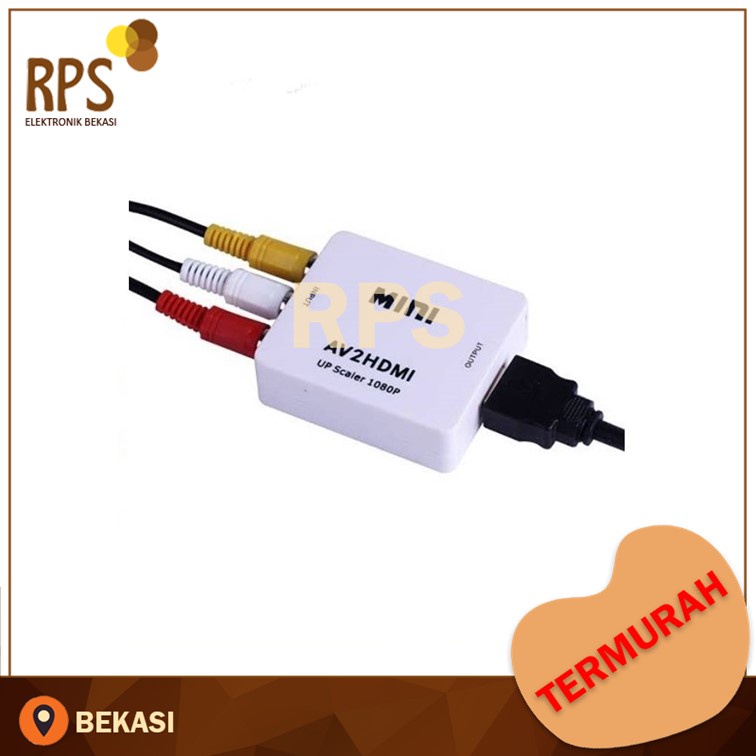 Best Quality Box AV RCA To HDMI Female With Power Converter RPS