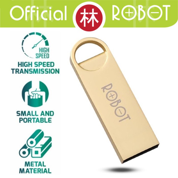 Robot RF308 8GB Flashdisk Metal High Speed &amp; Lightweight USB