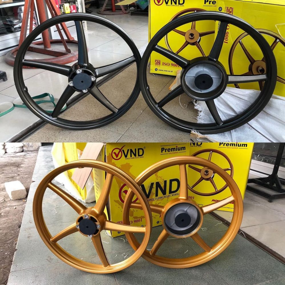 READY VELG VND MODEL RCB GOLD  140 160 17JUPITER Z VEGA R NEW RX KING ORIGINAL