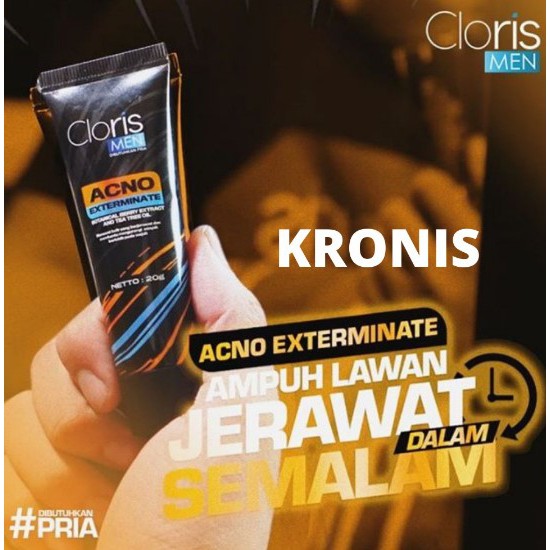 Clorismen Acno Exterminate Acno Gel Anti Jerawat Kronis Pria Berkualitas