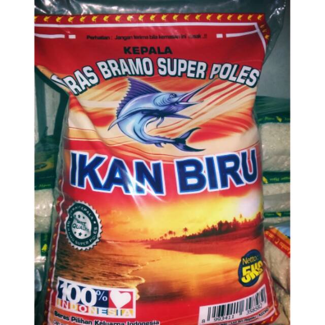 

Beras Bramo Super Poles Cap IIkan Biru