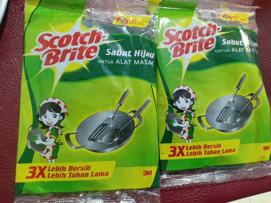 3m Scotch Brite Sabut Cuci Piring Sabut Hijau Id 10