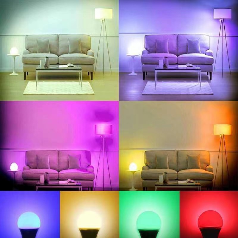 Lampu Bohlam 18W LED RGB Berubah Warna Warni Remote control original lampu Hias Warna Warni Lampu Kamar tidur