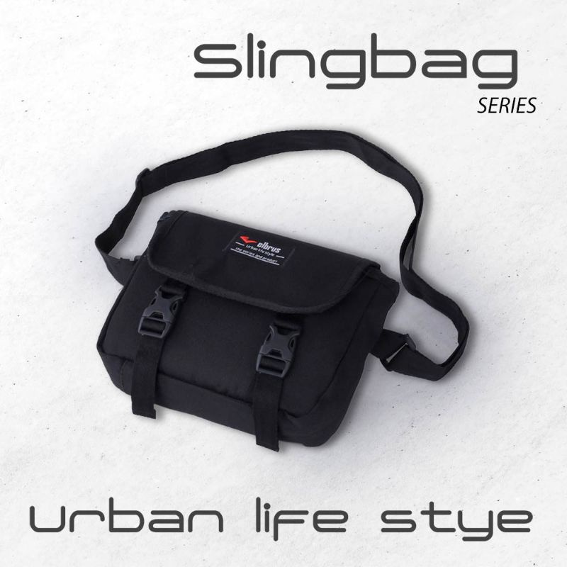 Tas Sling Bag Pria Wanita Terbaru Tahan Air Premium Material | Fuku Slingbag Selempang Lucid Tourer Shoulder Bag