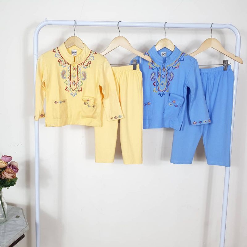 setelan baju koko anak laki laki bahan kaos