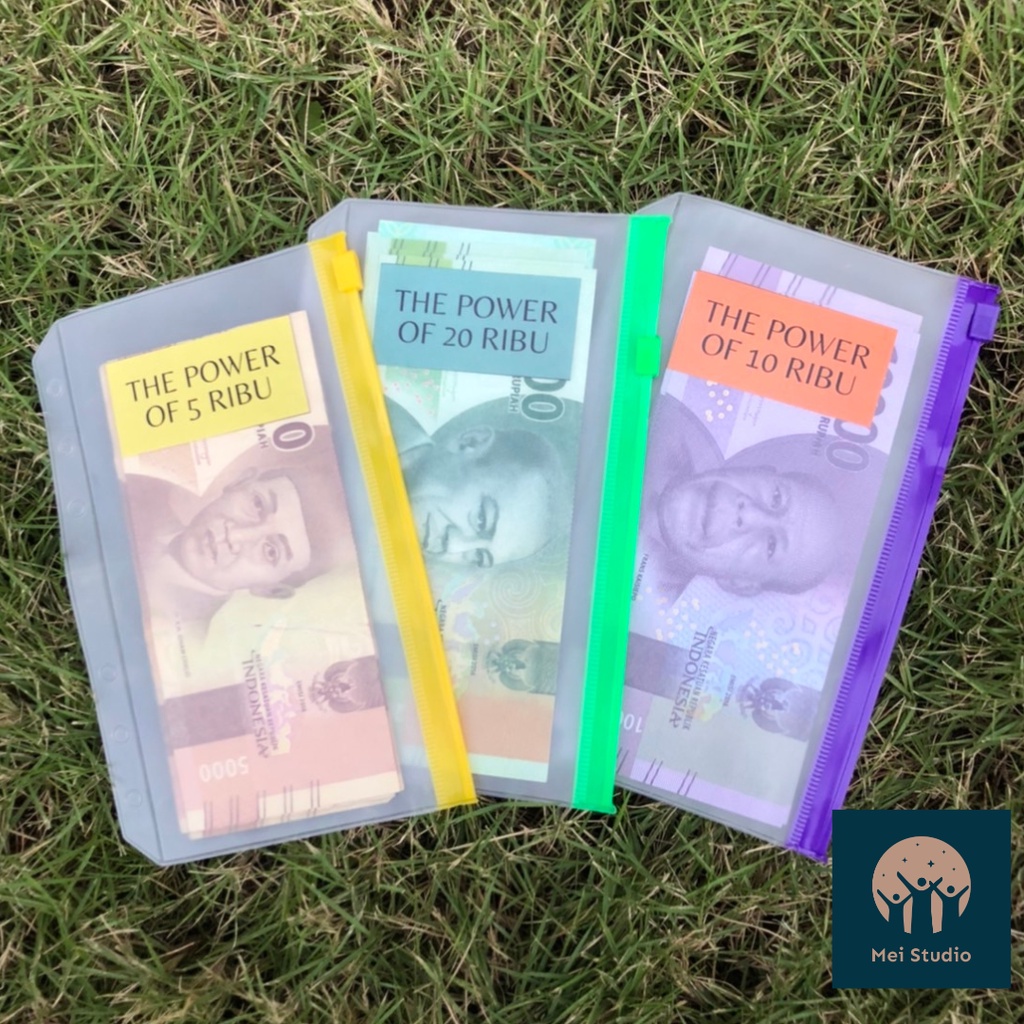 

ZIPPER POCKET BUDGETING BERWARNA CASH ENVELOPES SINKING FUNDS