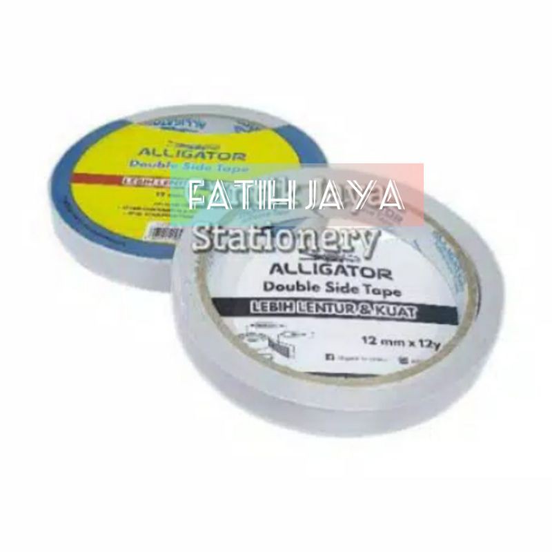 

Alligator Double Tape 12 mm + 12 Yard