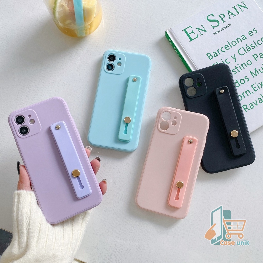 SOFTCASE MACARON HANDSTAND STANDING OPPO A15 A15S A16 A3S A1K A5S A7 A12 A11K A8 A31 2020 CS3779