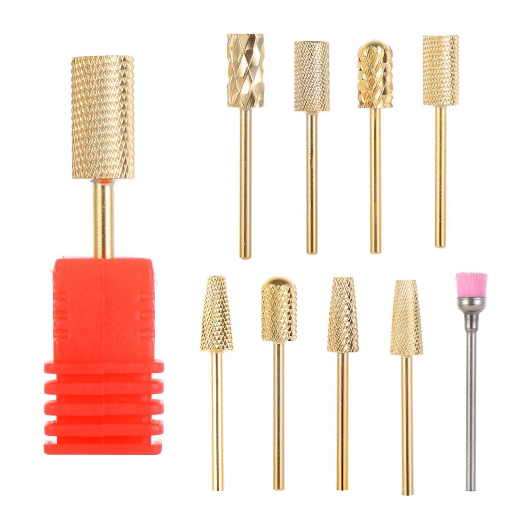 Suyo Mata Bor Kuku Manicure Pedicure Nail Art Tools Cone Carbide Bit Tungsten Steel Carbide