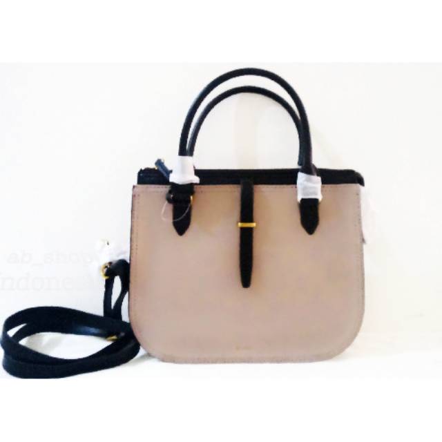 Original Fossil Ryder Medium Satchel Taupe.