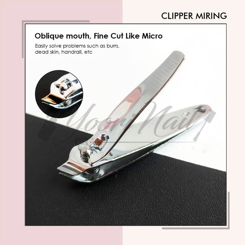 Clipper miring cuticle trimmer gunting kuku miring nail clipper gunting sudut