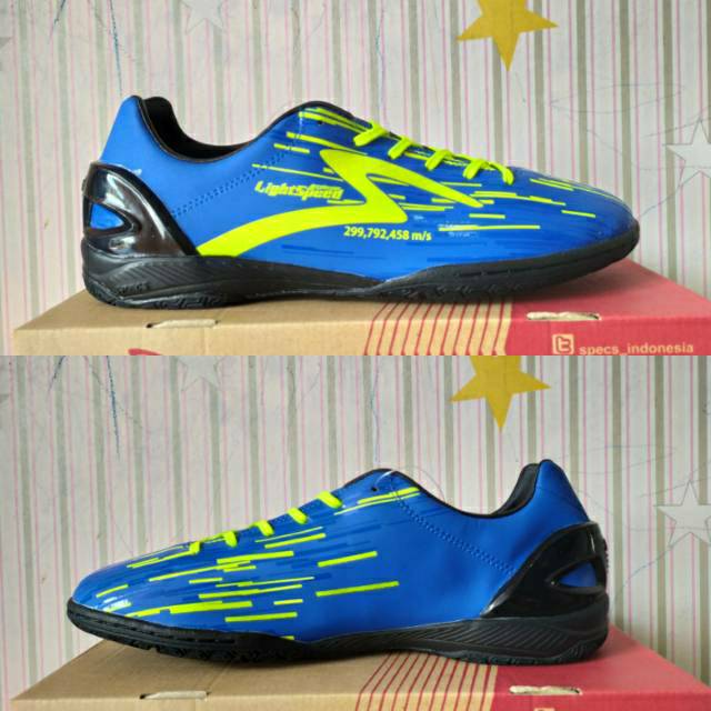 Sepatu futsal murah specs accelerator lightspeed SE strong blue 400834 original