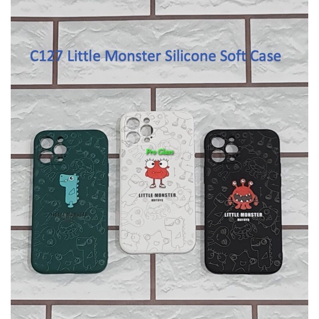 C127 Iphone 12 Mini 12 12 Pro Max Little Monster Silicone Soft Case