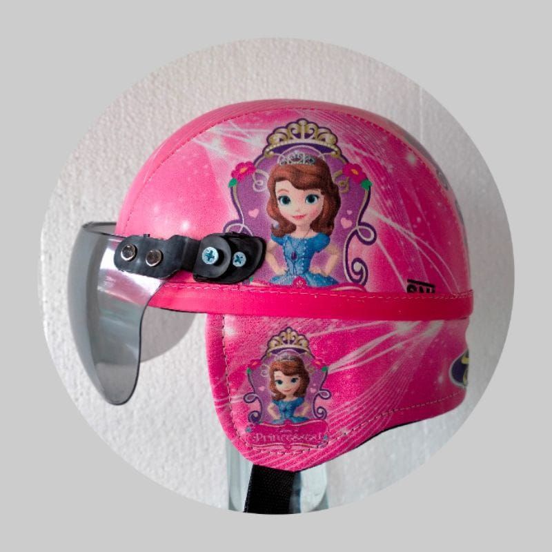 HELM BOGO ANAK SINCAN KARAKTER TERBAIK KUALITASNYA-SINCAN PRINCESS