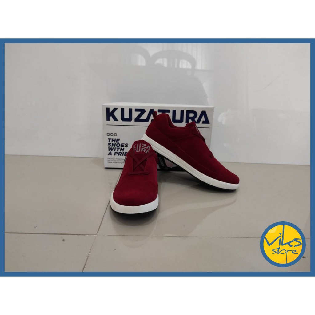 Sepatu Sneakers Pria Cowok Tali Style Casual Distro Kuzatura Original Suede Lokal Premium Elegan