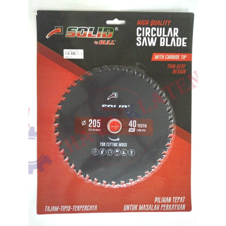 SOLID 8" X 40T // MATA GERGAJI SOLID 8 INCH