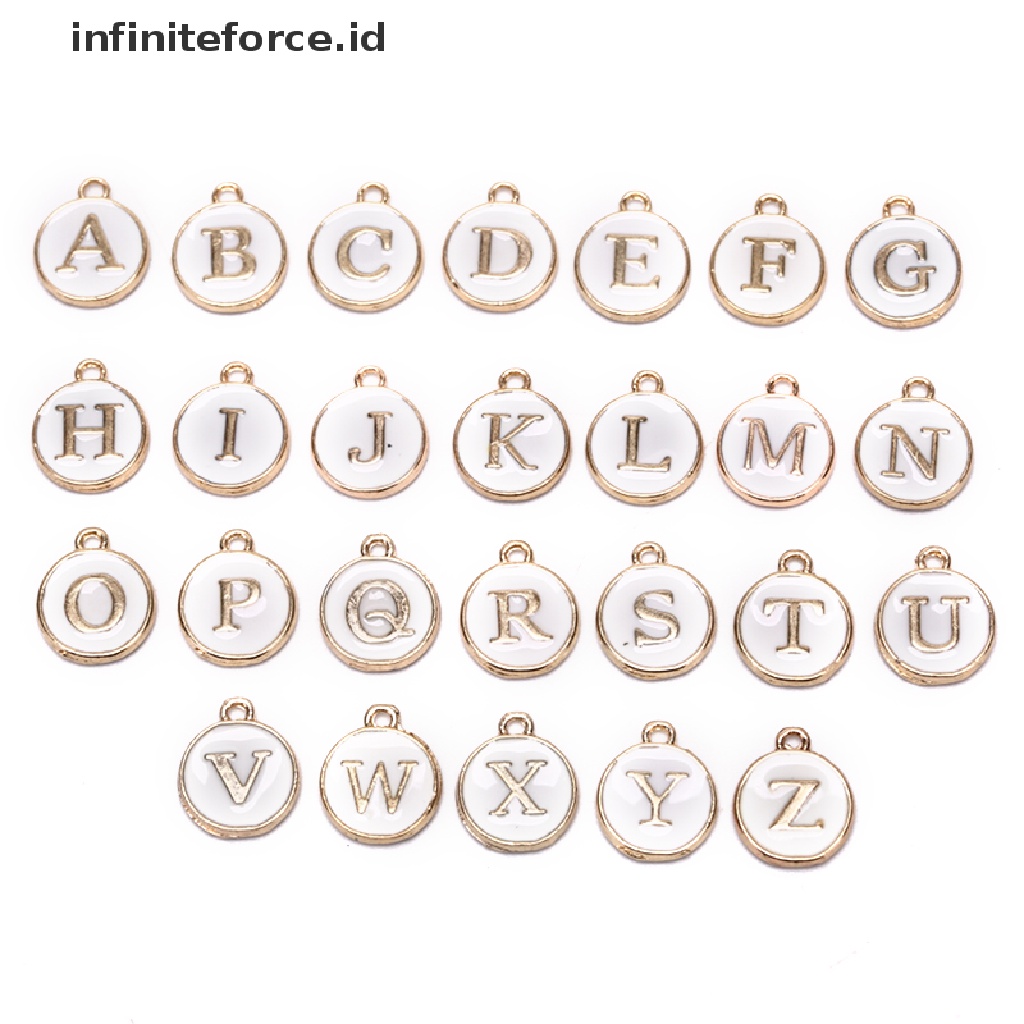 26pcs Gelang Desain Huruf Alfabet