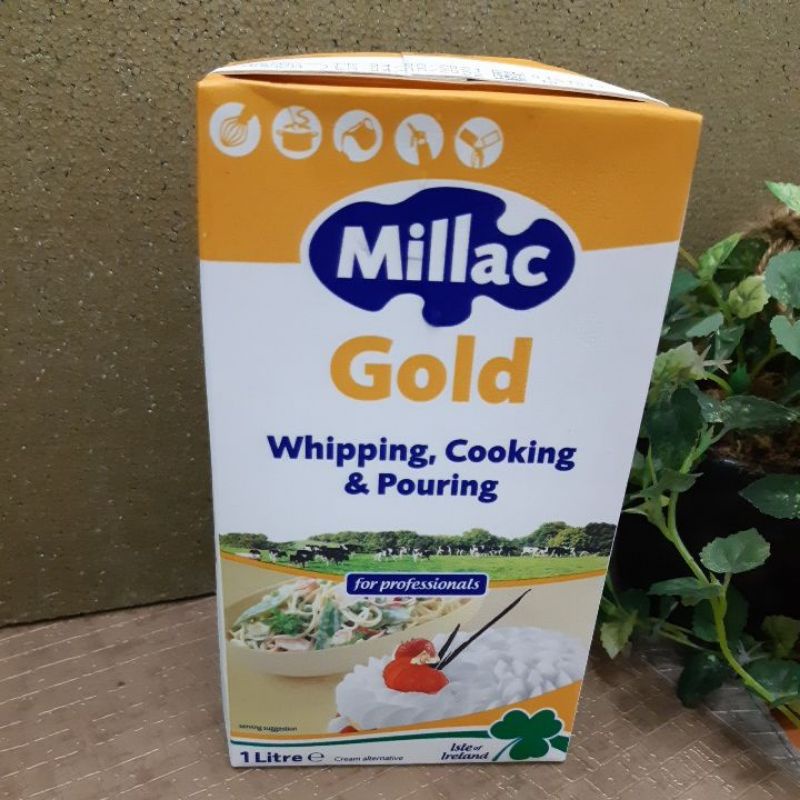 

millac gold whipping cokking & pooring 1ltr frozen