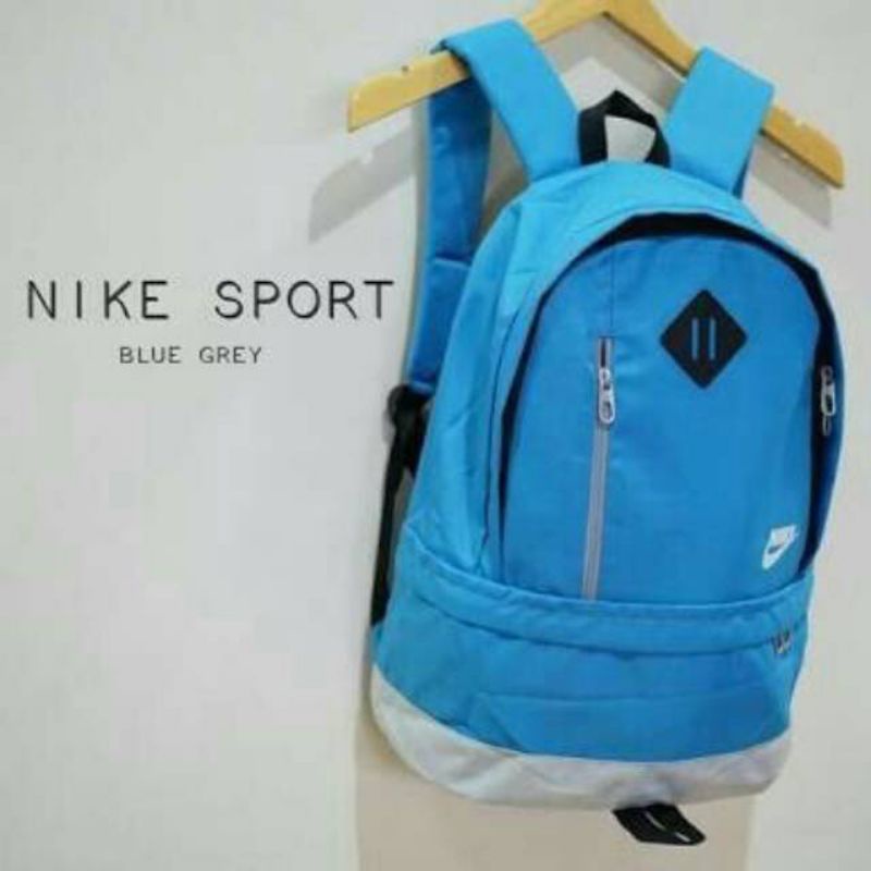 Tas Sekolah Pria Ransel Backpack Cowok Cewek SMP SMA SD SMU Murah Codora Murmer Abu Kanvas-4