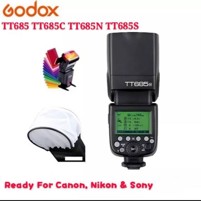 GODOX TT685C TT685N  TT685S TT685 E-TTL HSS FLASH SPEEDLITE
