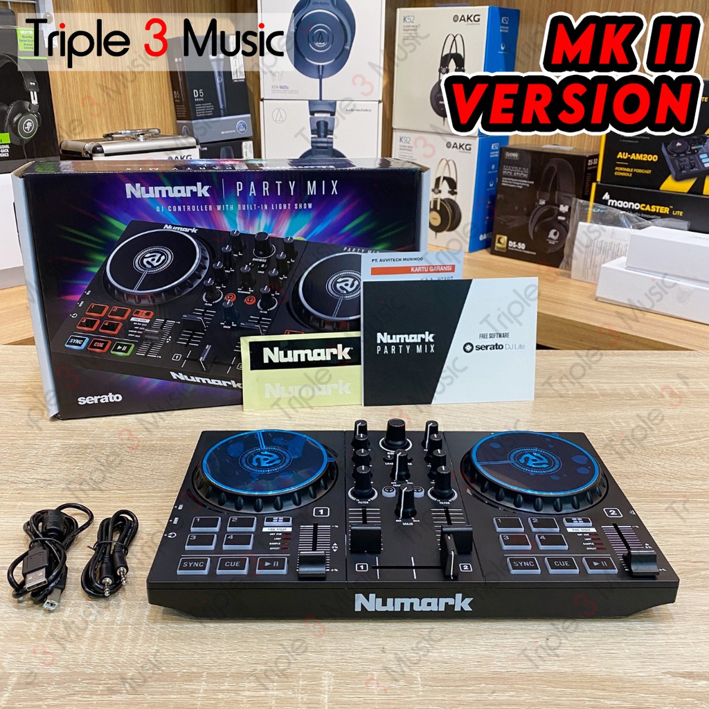 Numark Party Mix Partymix DJ Controller built in Interface virtual dj