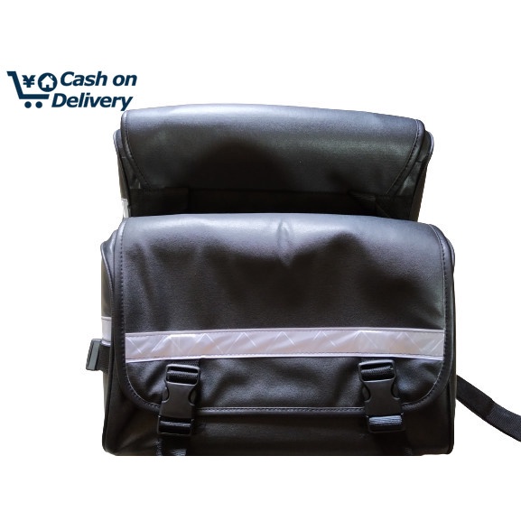 COD Top Rider - Sidebag Tas Bagasi Samping Motor - list hijau