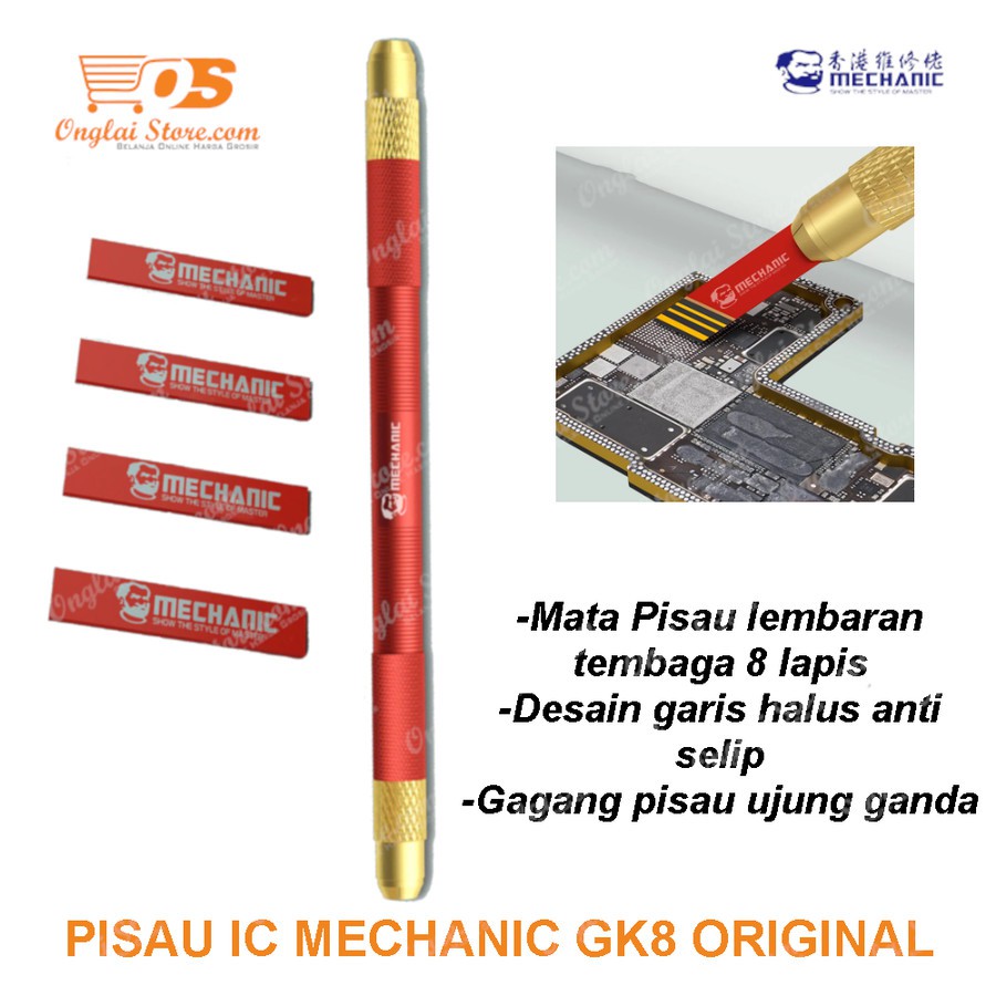 

Kekebaharu_ - Mechanic GK8 Pisau IC Cutter Service Pisau Ukir Original