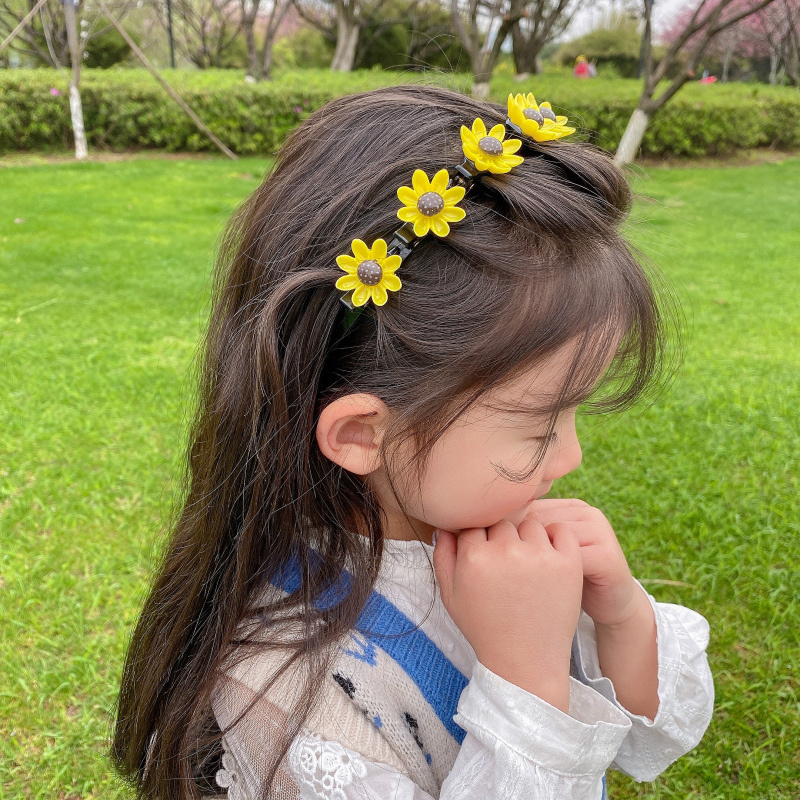 Magic789 Cute Kids Girl Flower Hair Braiding Clip Loop Headband for Children Hairband Hair Styling Tool