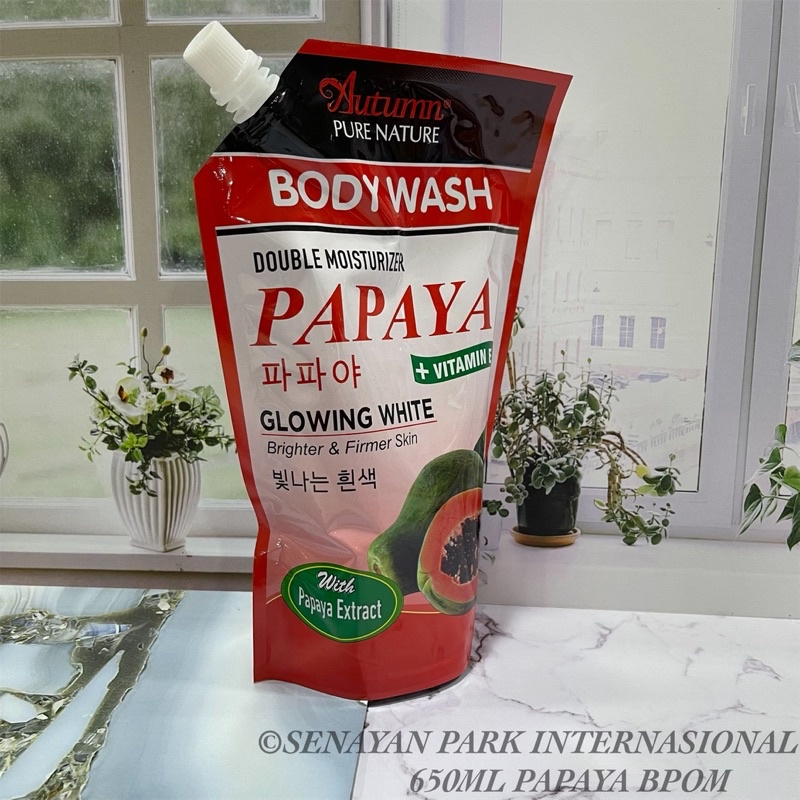 PROMO AUTUMN BODY WASH PAPAYA 650ML FC PROMO