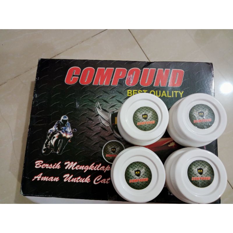 compond putih/ pengkilap cat mobil