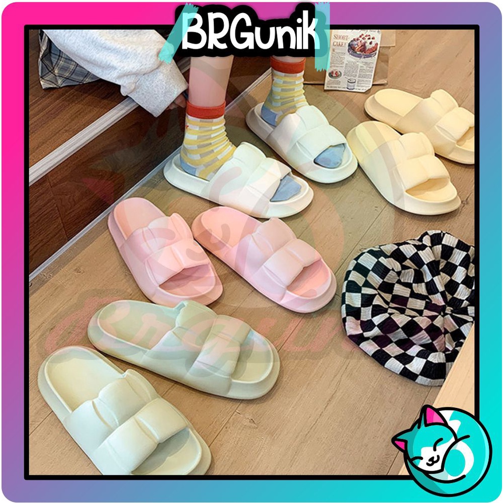 BRGUNIK Sandal Jelly Korean Import Jelly Soft Slipper Anti Slip Elastic Empuk PVC R788