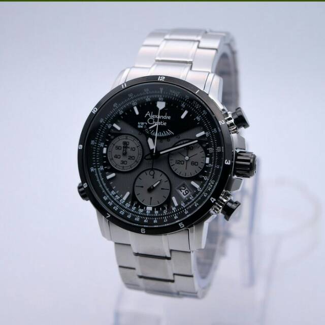 Alexandre Christie AC 6394 Silver Black Original