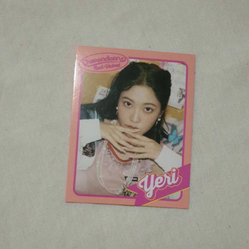 Red Velvet " QUEENDOM " Special Card Yeri ( Girls Ver )
