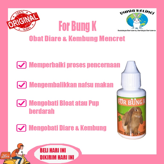 Obat Kelinci Diare Dan Kembung Mencret FOR BUNG K