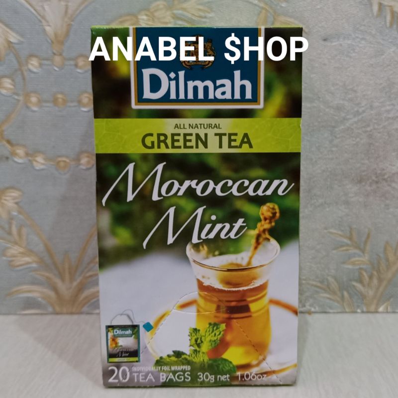 

Teh Dilmah All Natural Green Tea Moroccan Mint