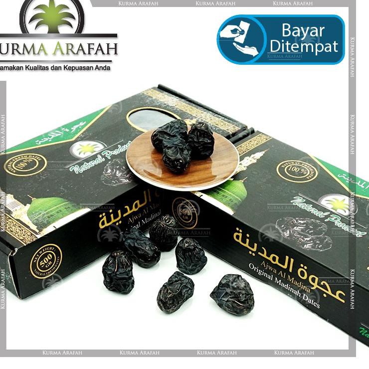 

TERMURAH 500gr Kurma Ajwa Madinah NATURAL PRODUK
