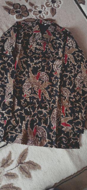 Kemeja Batik Kembang Lombok Ful Furing Katun Halus Baturaden Size M-xxl Asli Solo