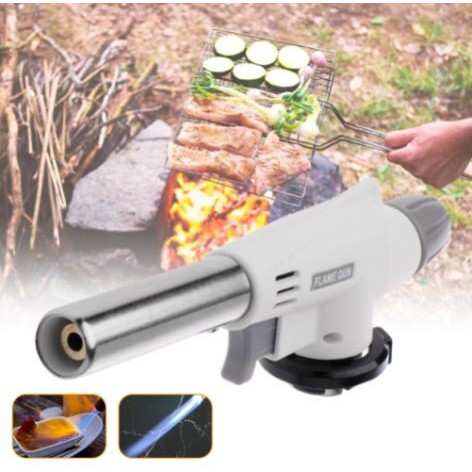 Flame Gun 920 White Portable Gas Blow Torch Butane