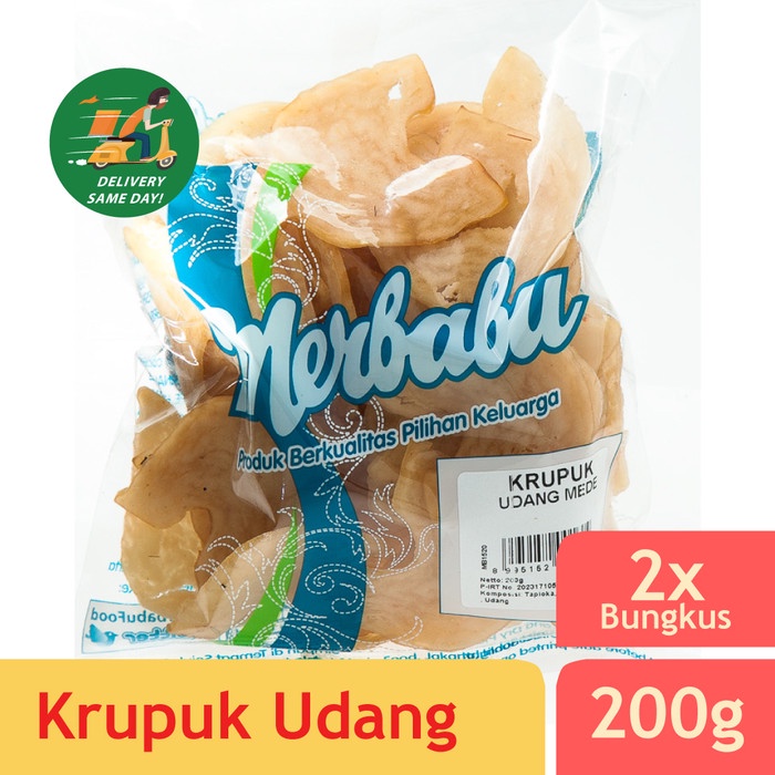 

NEW Merbabu Krupuk Udang Mede 200g x 2Pcs (Bisa Same Day Delivery)