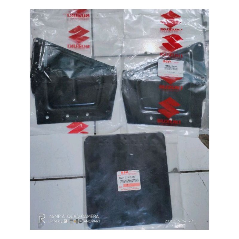plat karpet ceret futura belakang original/mitsubishi t120ss