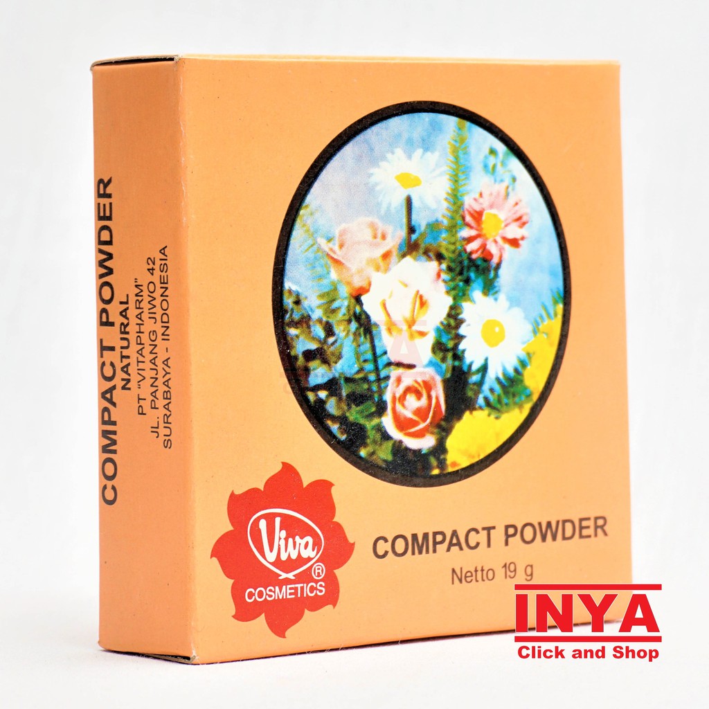 VIVA COSMETICS NATURAL COMPACT POWDER 19gr - BEDAK PADAT
