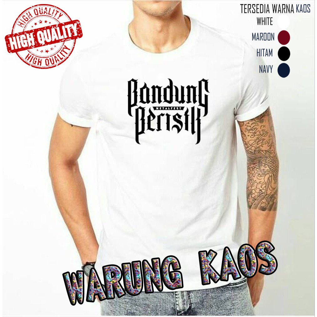 Baju Kaos t shirt BANDUNG BERISIK keren pria wanita DISTRO KAOS PRIA KEREN