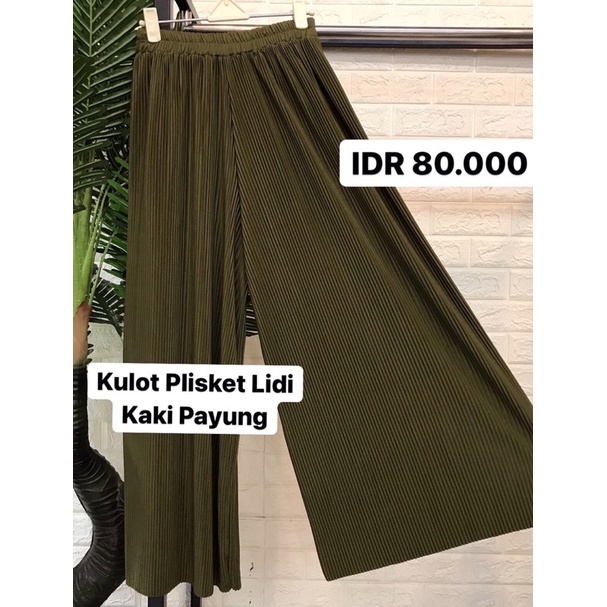 ROK KULOT PLISKET BAGUS TEBAL PREMIUM