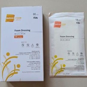 MODRES FOAM DRESSING WITH PU 10x20cm