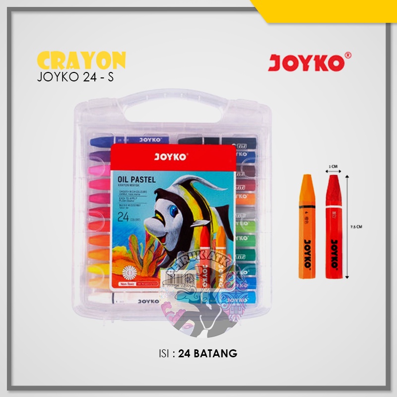 

[SET] CRAYON JOYKO 24 WARNA*
