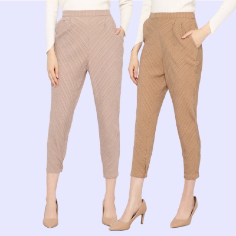 [3warna] AVENUE 03 Tapered Pull-On Pants - Celana Panjang Wanita Branded Original