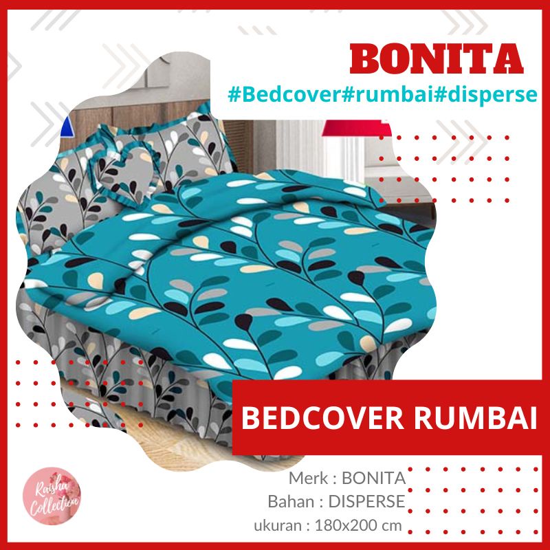 RC Bedcover Rumbai Bonita Marissa Redwood Beauty Paris Nikita Doremon Olympico Panda Widianita