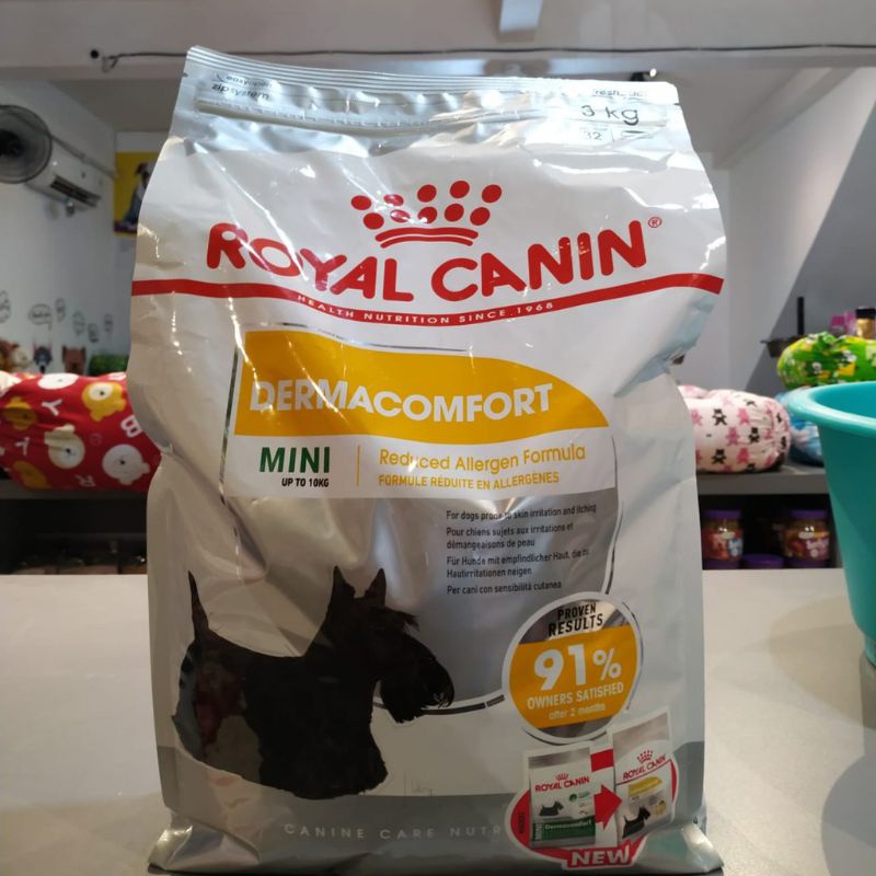 Royal Canin Mini dermacomfrot 3kg / dogfood makanan anjing alergi